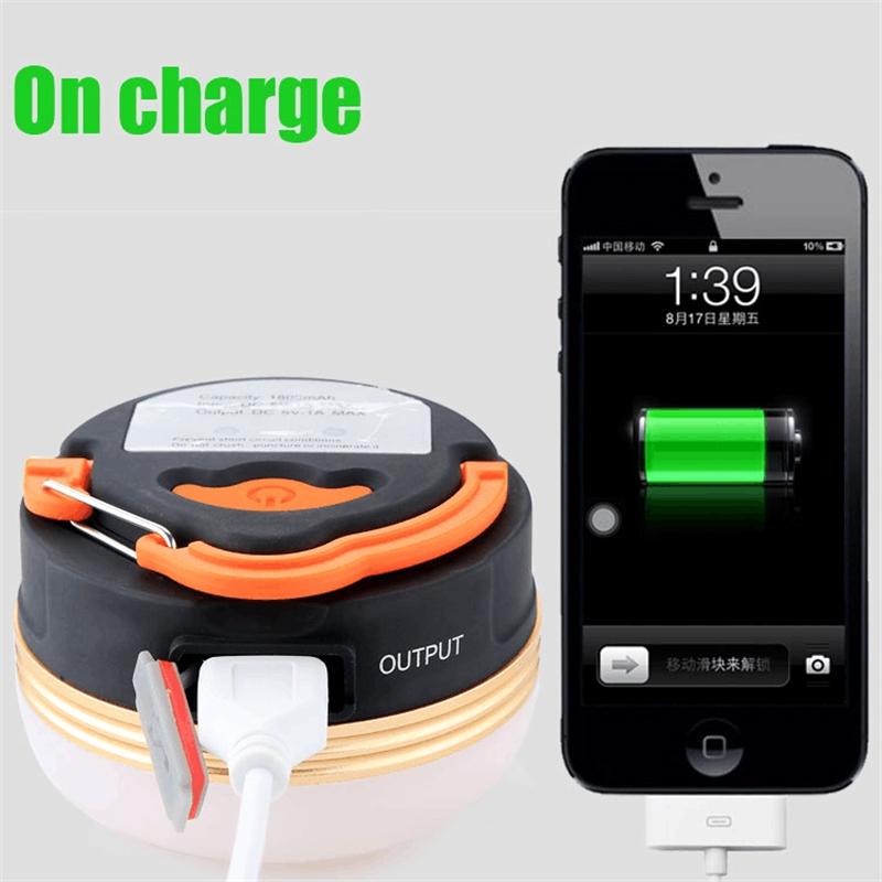 Mini Portable Camping Lights 3W LED Waterproof Tents Lamp Night Hanging lamp USB Rechargeable V.I.P Digital Presence The Snag Bin