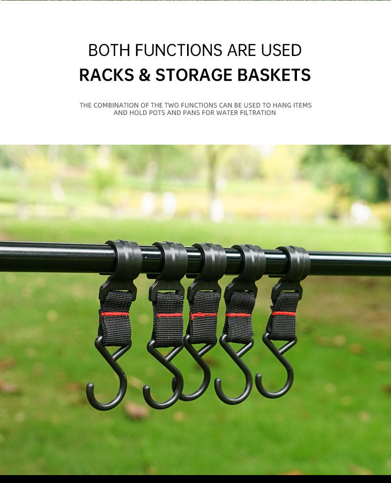 Outdoor camping folding shelf camping car drying rack drying net drying rack storage rack V.I.P Digital Presence The Snag Bin