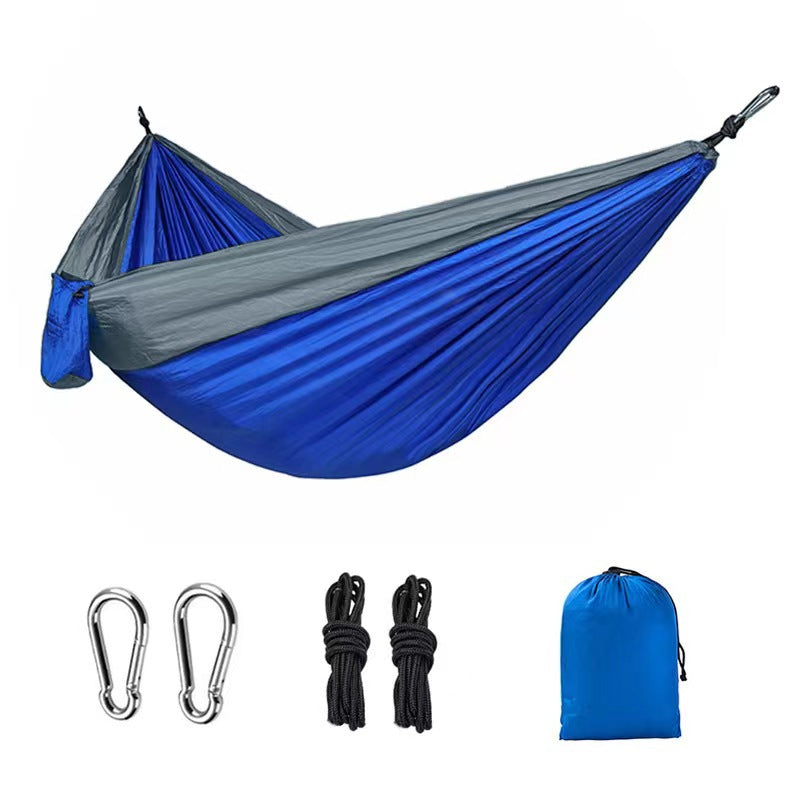 Light double nylon camping hammock with straps. Great for trips, beach, yard & garden. V.I.P Digital Presence 26.82 The Snag Bin
