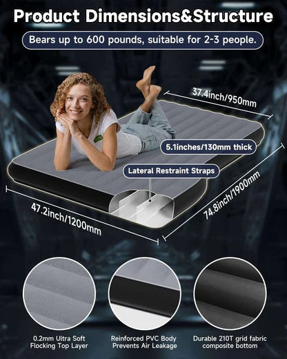Umbrauto Tesla Y Car Camping SUV Thicken Air Mattress,Gray V.I.P Digital Presence The Snag Bin