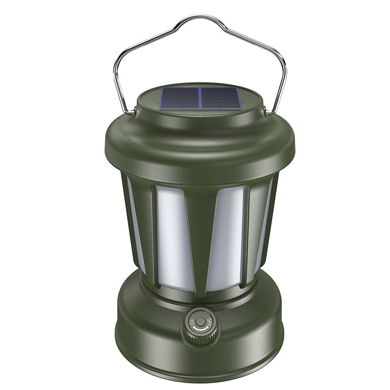 Outdoor solar rechargeable camping light, multifunctional LED strong light charging camping atmosphere tent light V.I.P Digital Presence 22.34 The Snag Bin