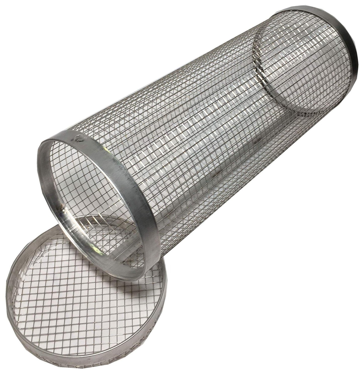 Rolling Grilling Basket Metal BBQ Barbecue Basket Net Portable Outdoor Camping Barbecue Rack Kitchen Gadgets V.I.P Digital Presence 25.62 The Snag Bin
