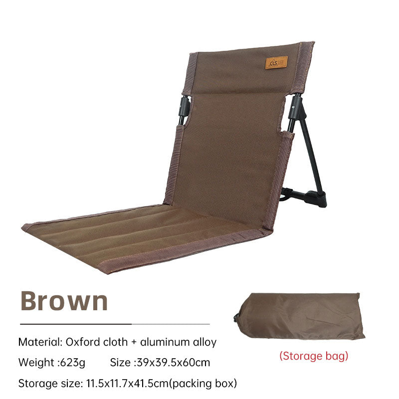 Outdoor camping backrest cushion chair portable folding chair tent leisure chair balcony park lawn picnic chair V.I.P Digital Presence 35.76 The Snag Bin