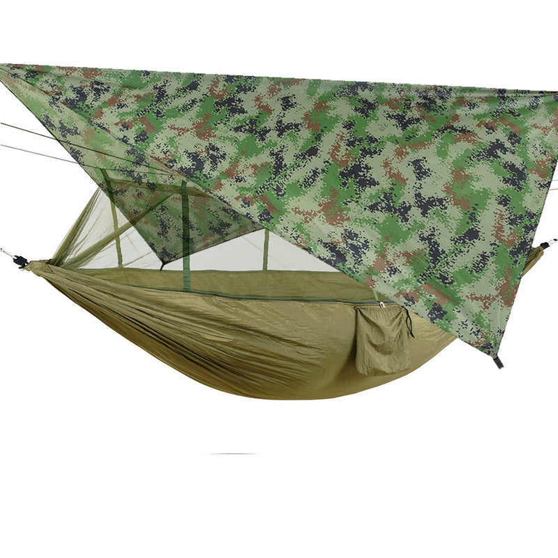 260x140cm Outdoor Double Camping Hammock with Mosquito Net and Rain Fly Tarp Lightweight Parachute Hammocks for Travel Hiking V.I.P Digital Presence 54.28 The Snag Bin