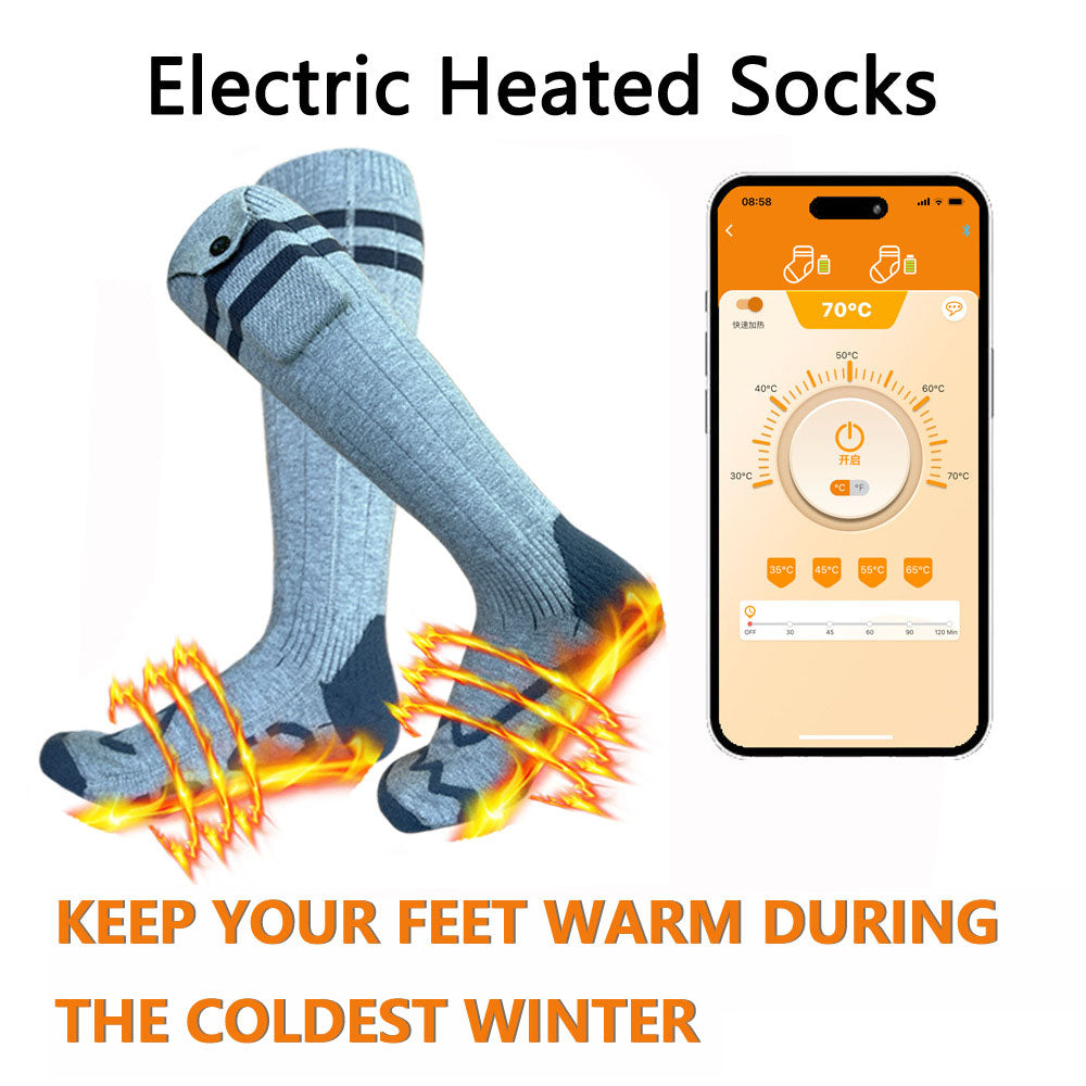 Bluetooth app electric socks electric heating warm socks outdoor skiing socks electric heating socks V.I.P Digital Presence The Snag Bin
