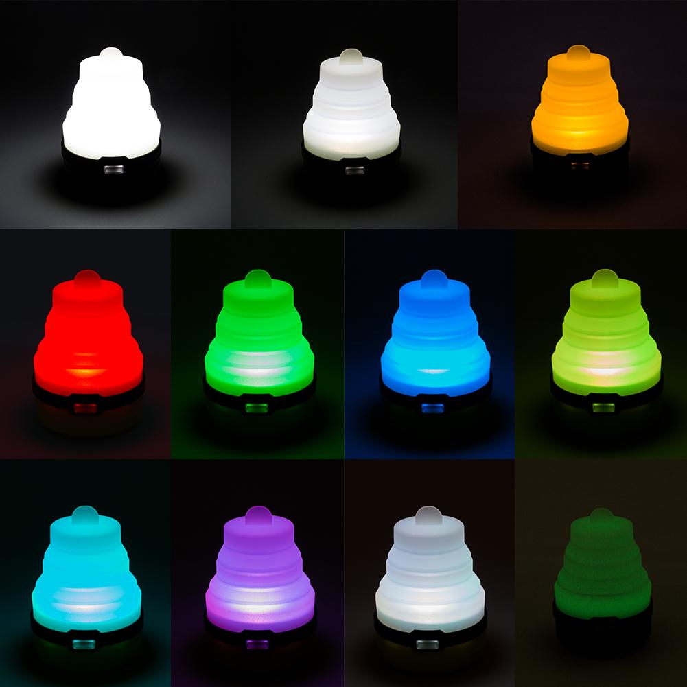Retractable Camping Light LED Flashlight Portable Lantern 4 Modes Mini Hook Hanging TentEmergencyTorch Outdoor V.I.P Digital Presence The Snag Bin