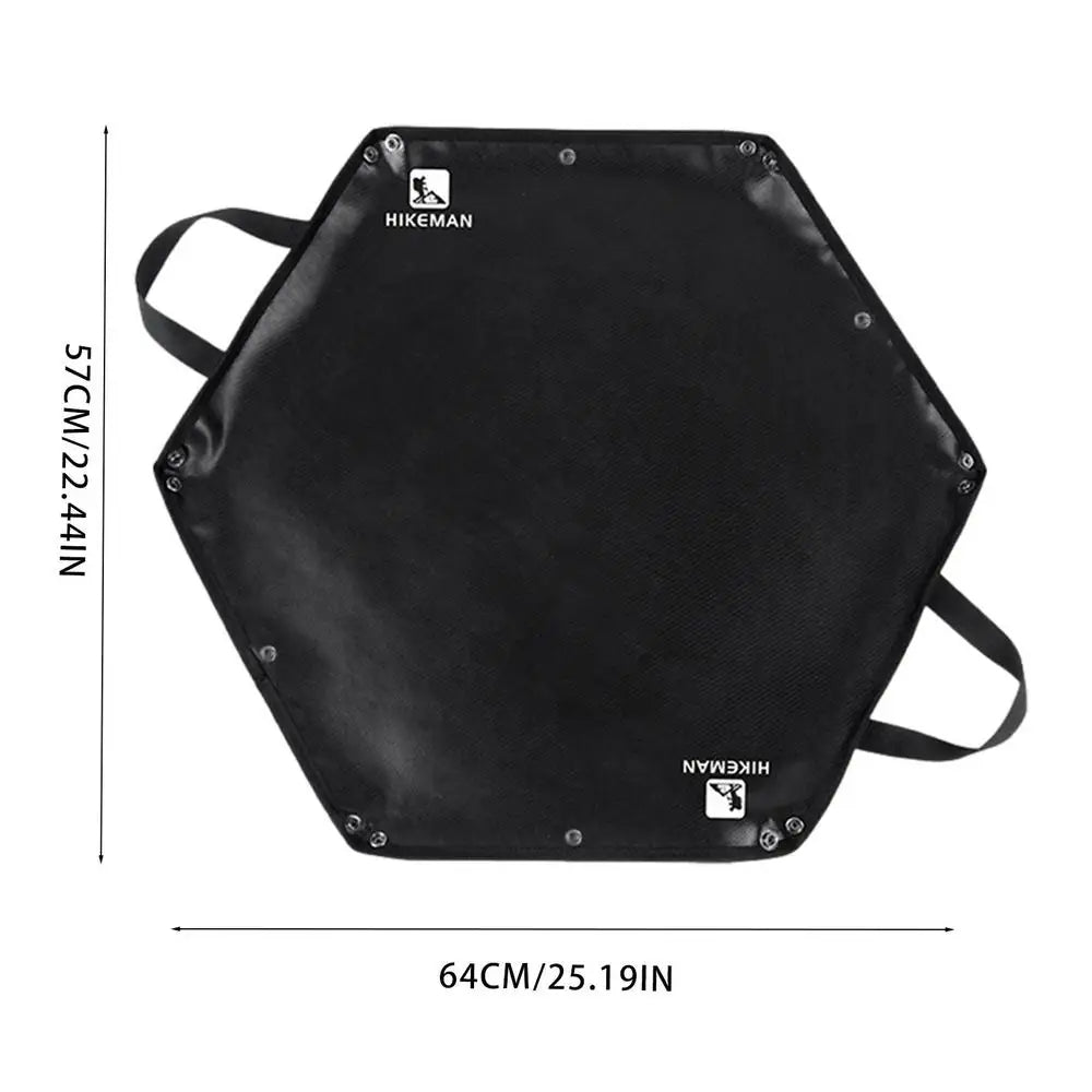Camping Fireproof Mat Hexagonal Folding Heat Resistant Flame Retardant Insulation Pad Stove Anti Flame Padding Camping Supplies V.I.P Digital Presence 23.92 The Snag Bin