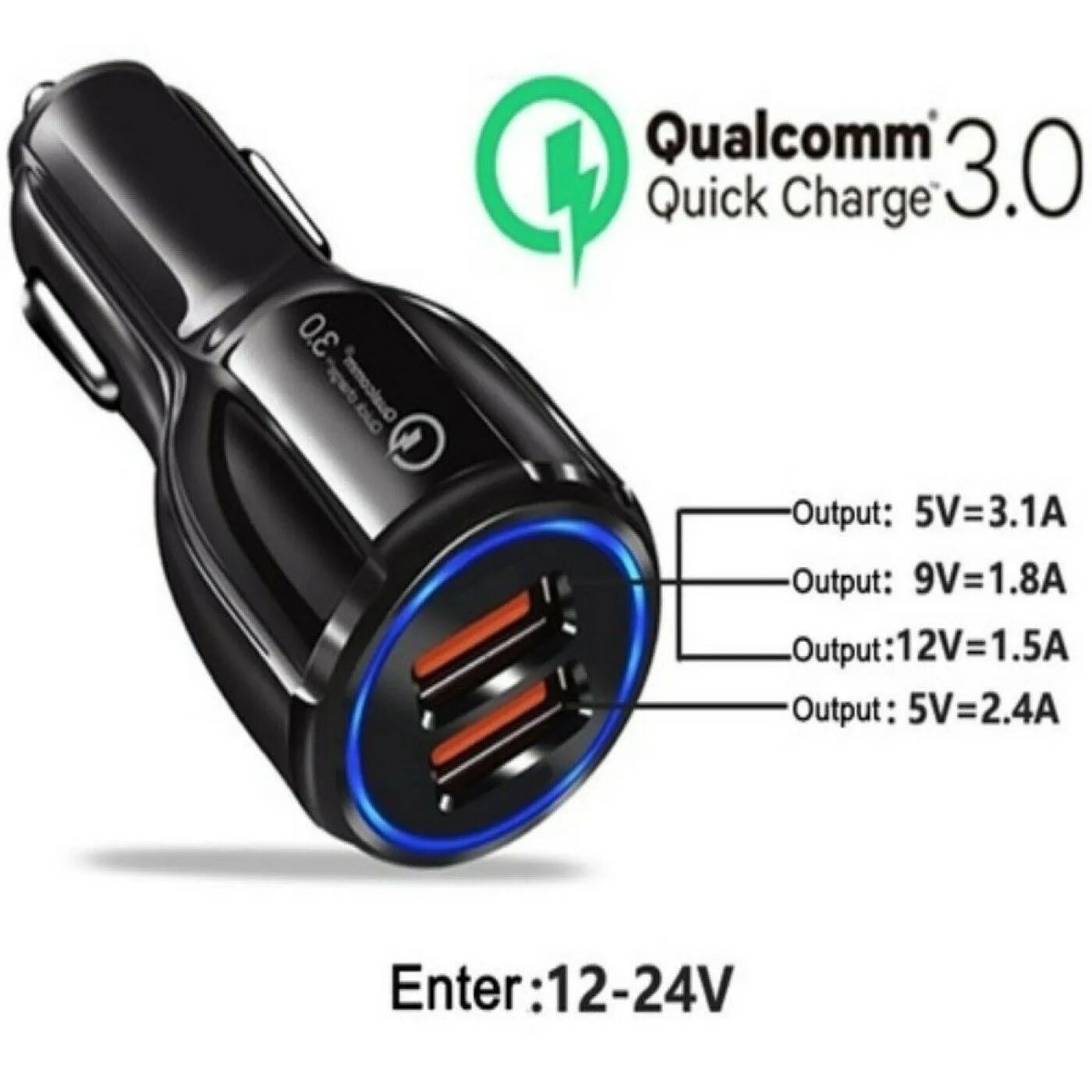 2 Pack 2 Port USB Fast Car Charger Adapter For Devices Black 2-pack-2-port-usb-fast-car-charger-adapter-for-devices-black-premiumbrandgoods-4