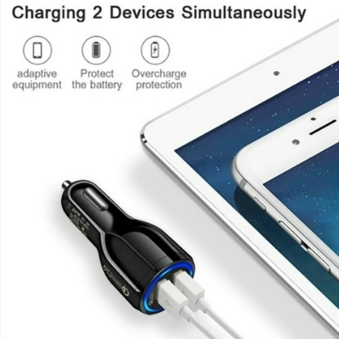 2 Pack 2 Port USB Fast Car Charger Adapter For Devices Black 2-pack-2-port-usb-fast-car-charger-adapter-for-devices-black-premiumbrandgoods-9