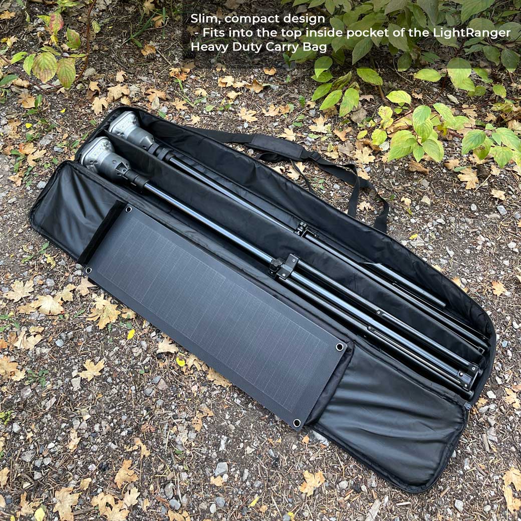 20 Watt Portable Solar Panel w/ LightRanger Receiver - The Snag Bin