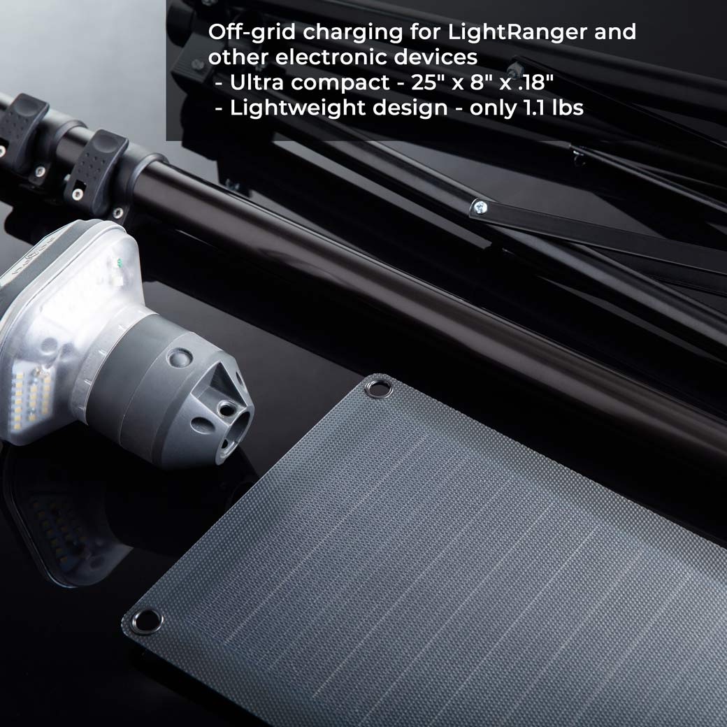 20 Watt Portable Solar Panel w/ LightRanger Receiver - The Snag Bin