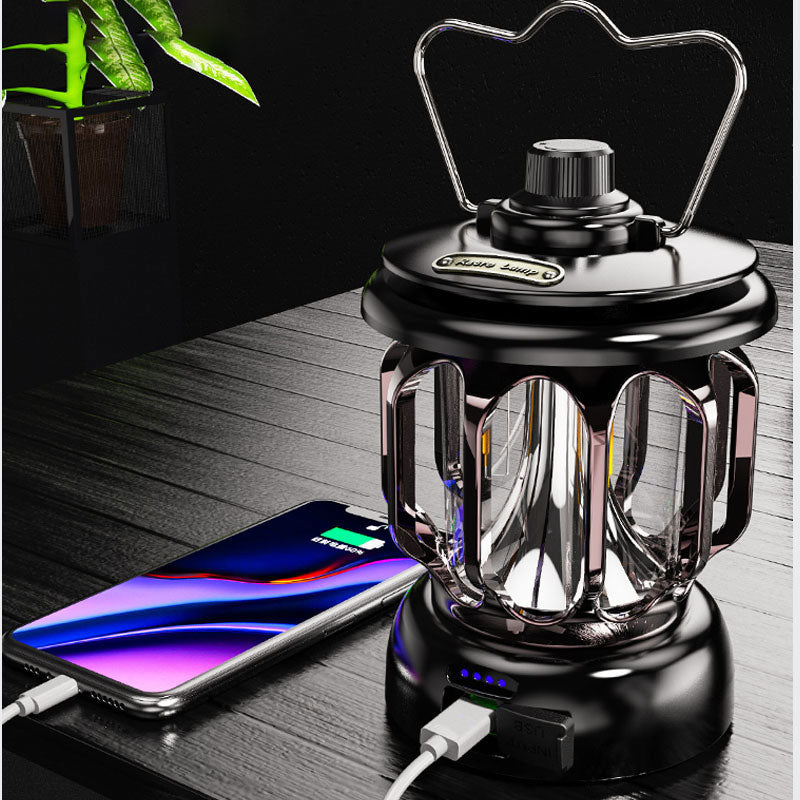 Led retro outdoor camping lamp white long battery life rechargeable tent camping lamp V.I.P Digital Presence The Snag Bin