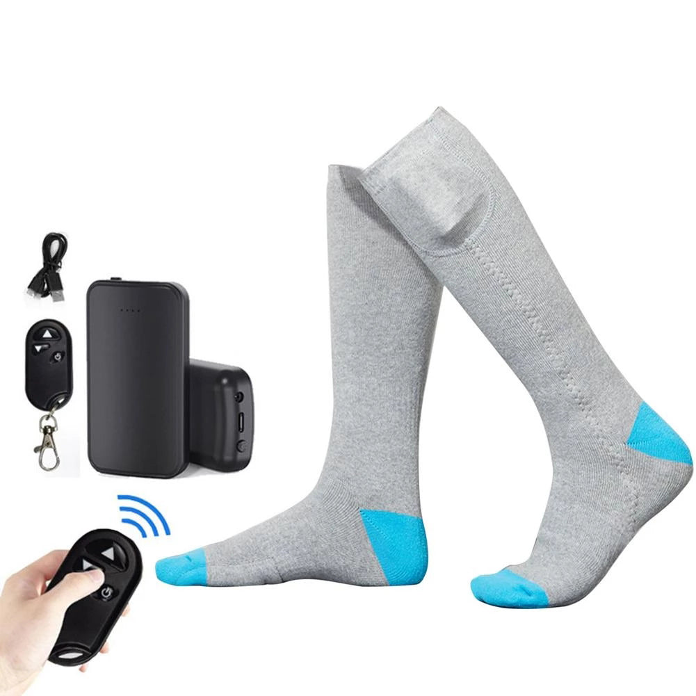 New Men And Women Remote Control Electric Socks Outdoor Cold Proof Warm Keeping Heating Socks USB Charging Heating Socks In Winter V.I.P Digital Presence 67.58 The Snag Bin