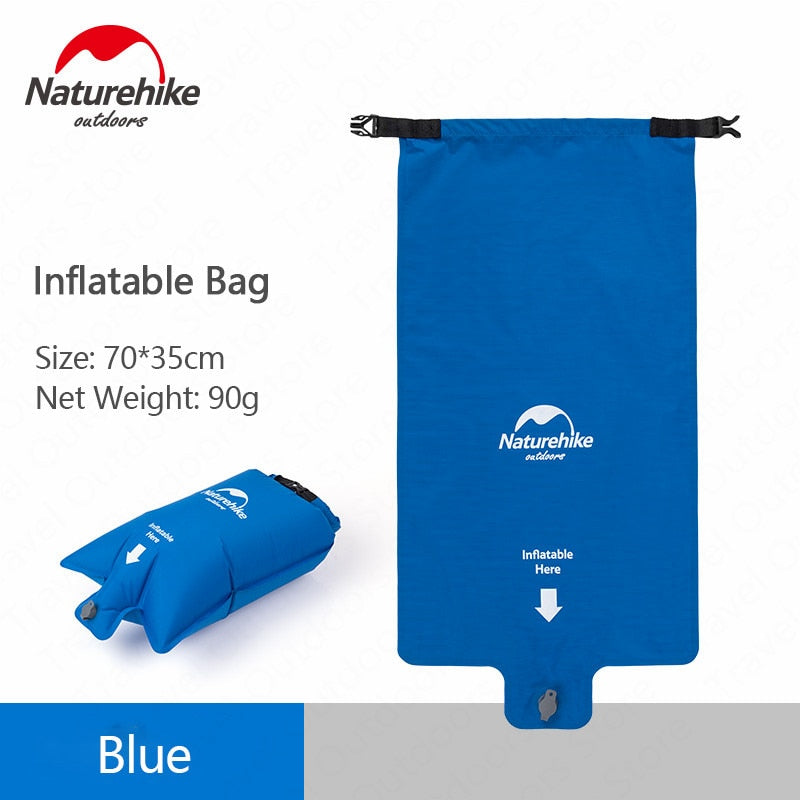 Naturehike Outdoor Camping Mat Inflatable Bag Inflatable Tent Sleeping Pad Ultralight Portable Picnic Air Mat Camping Picnic Pad V.I.P Digital Presence 30.88 The Snag Bin