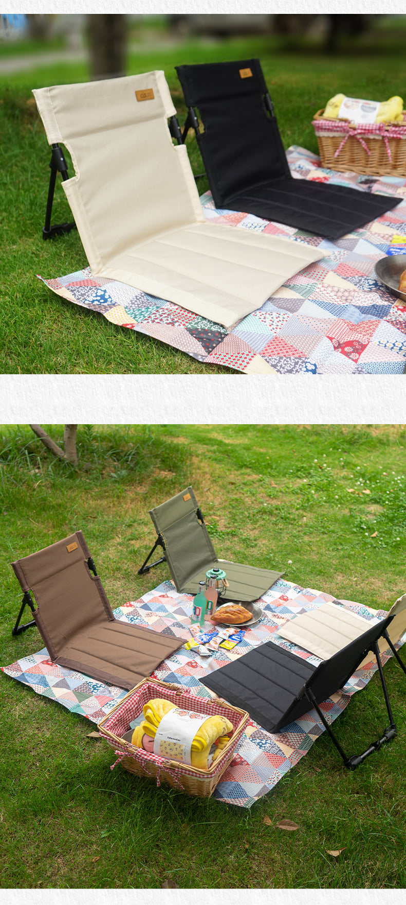 Outdoor camping backrest cushion chair portable folding chair tent leisure chair balcony park lawn picnic chair V.I.P Digital Presence The Snag Bin