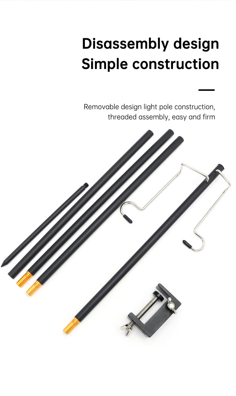 Outdoor Lightweight Aluminum Alloy Portable Camping Lamp Holder Lantern Stand with Storage Bag V.I.P Digital Presence The Snag Bin