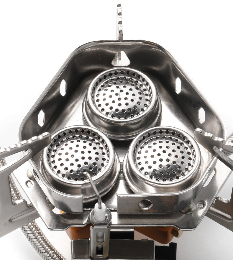 Design Camping Gas Stove Delicate Appearance Outdoor Hiking Portable Gas Stov V.I.P Digital Presence The Snag Bin