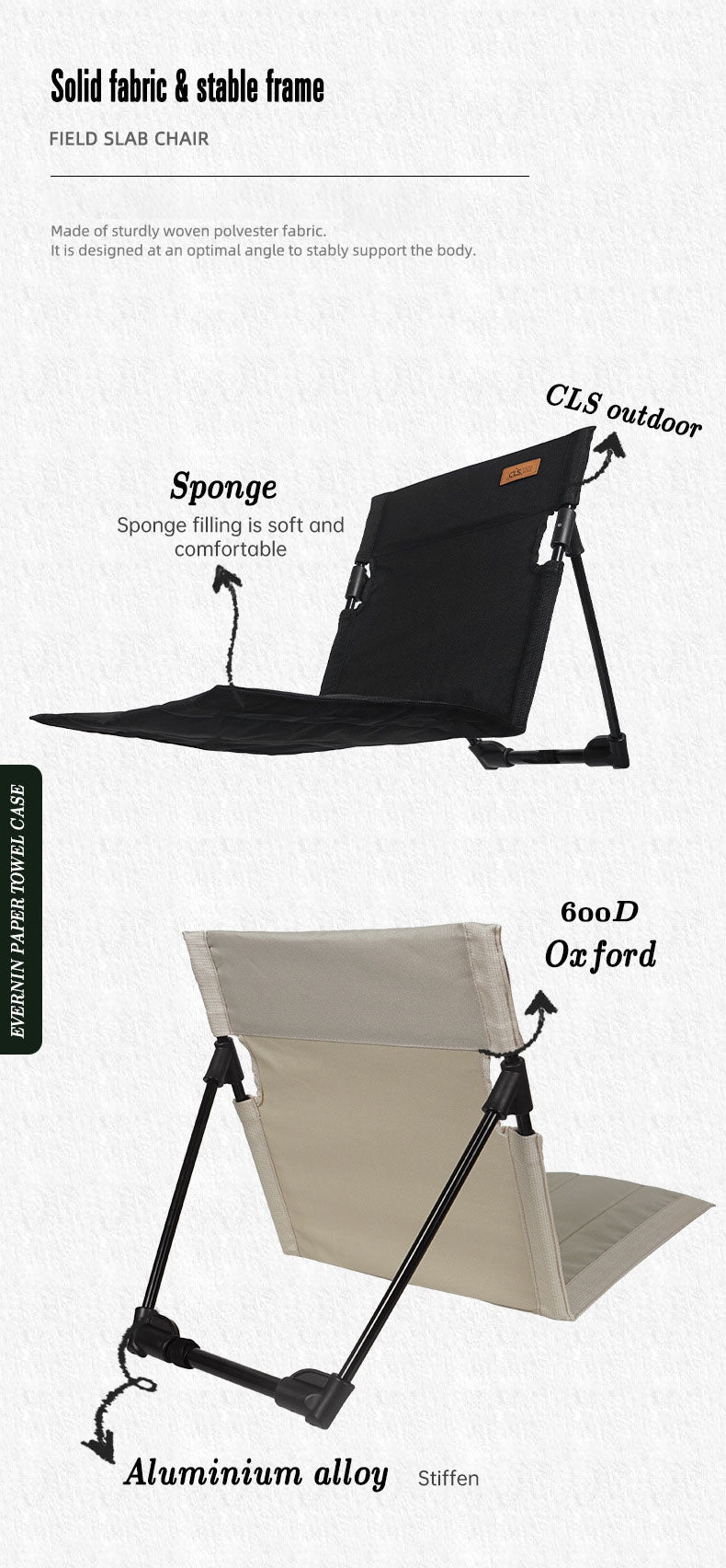 Outdoor camping backrest cushion chair portable folding chair tent leisure chair balcony park lawn picnic chair V.I.P Digital Presence The Snag Bin