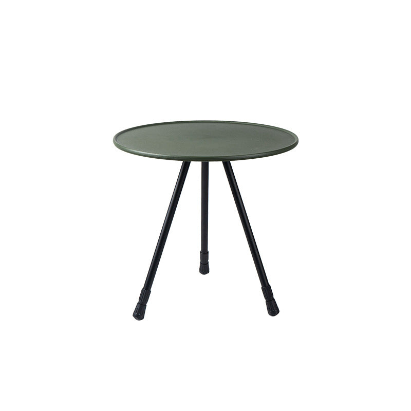 Outdoor Furniture Balcony Lightweight Portable Aluminum Height Adjustable Small Round Outdoor Folding Picnic Camping Table V.I.P Digital Presence The Snag Bin