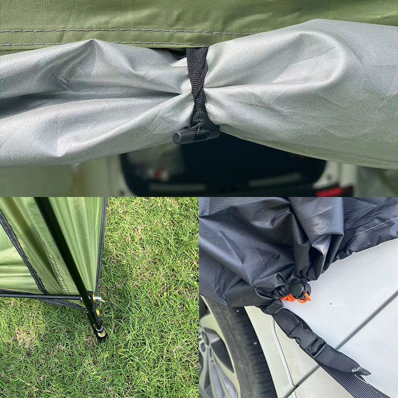 Outdoor car - trunk rear tent with canopy, sun - resistant camping equipment V.I.P Digital Presence The Snag Bin