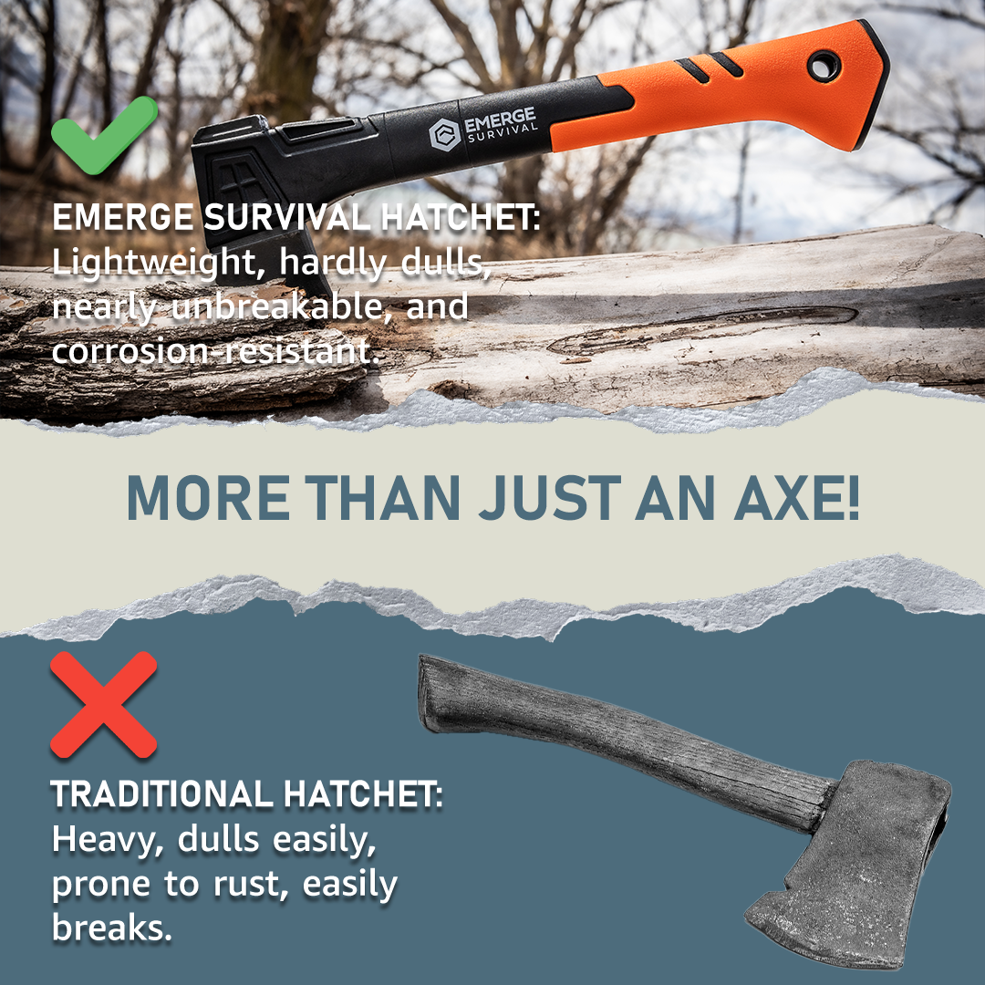 Survival Hatchet Emerge Survival The Snag Bin