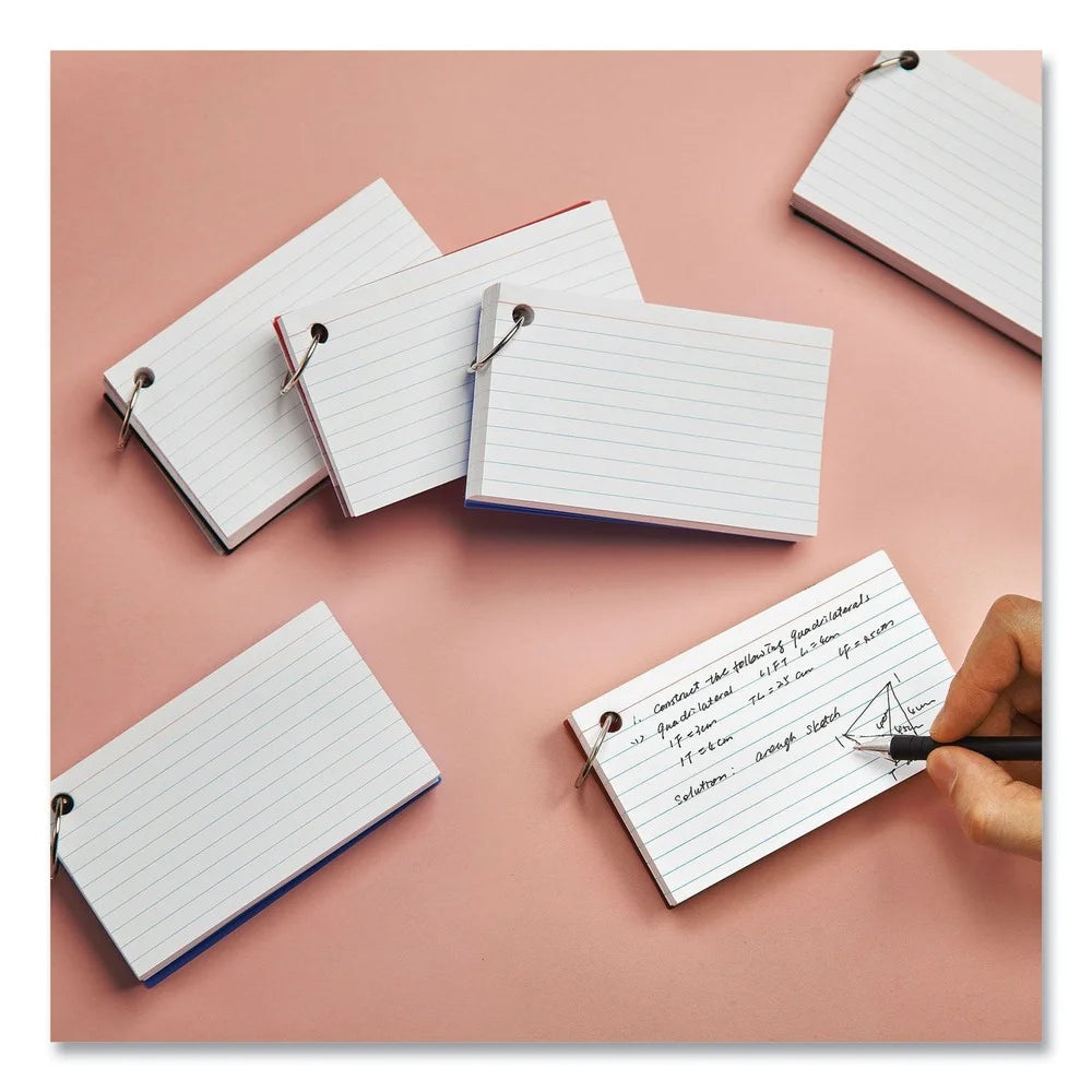 ® Ring Index Cards, Ruled, 3 X 5, White, 100/Pack UNV47300 – Free Shipping 4e2b434cee9f72867f377b86de6a0d56