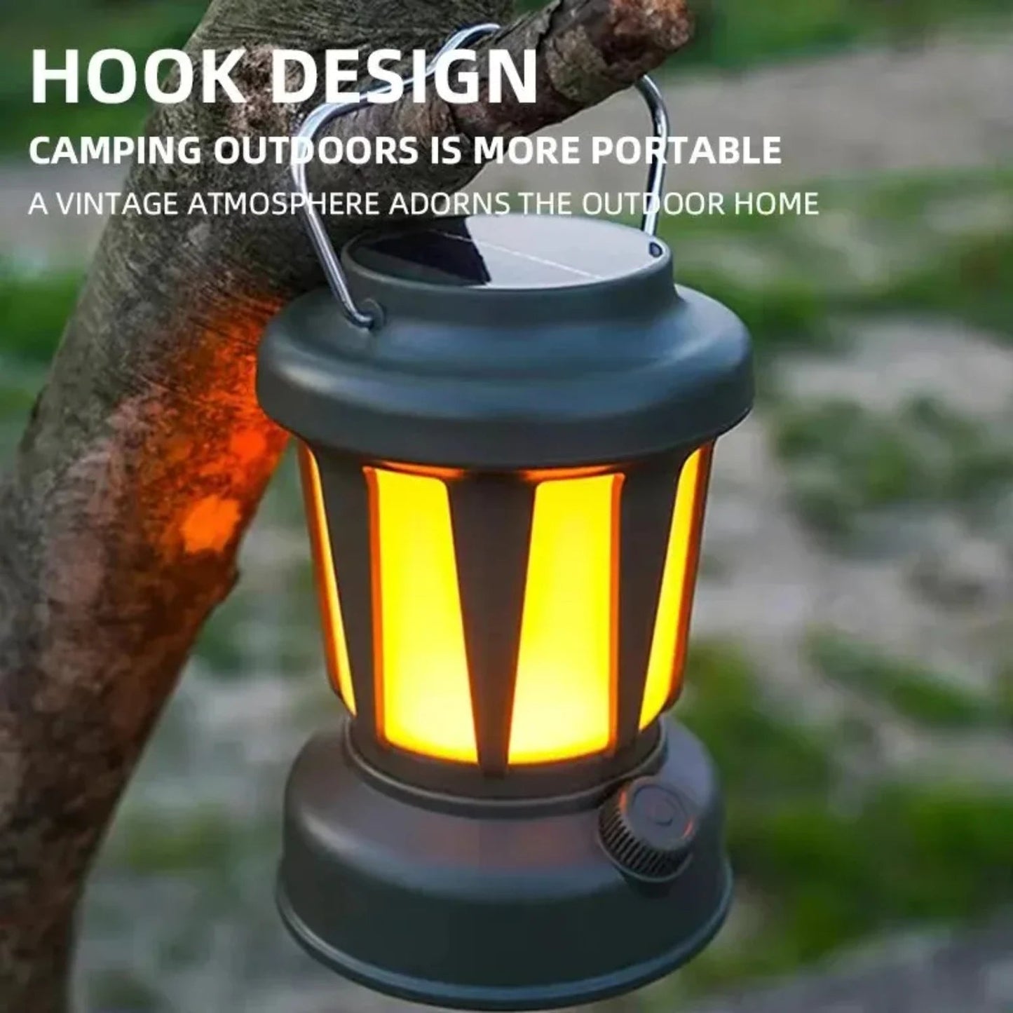 Outdoor solar rechargeable camping light, multifunctional LED strong light charging camping atmosphere tent light V.I.P Digital Presence The Snag Bin