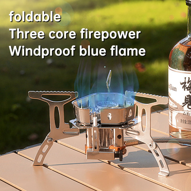 Design Camping Gas Stove Delicate Appearance Outdoor Hiking Portable Gas Stov V.I.P Digital Presence The Snag Bin