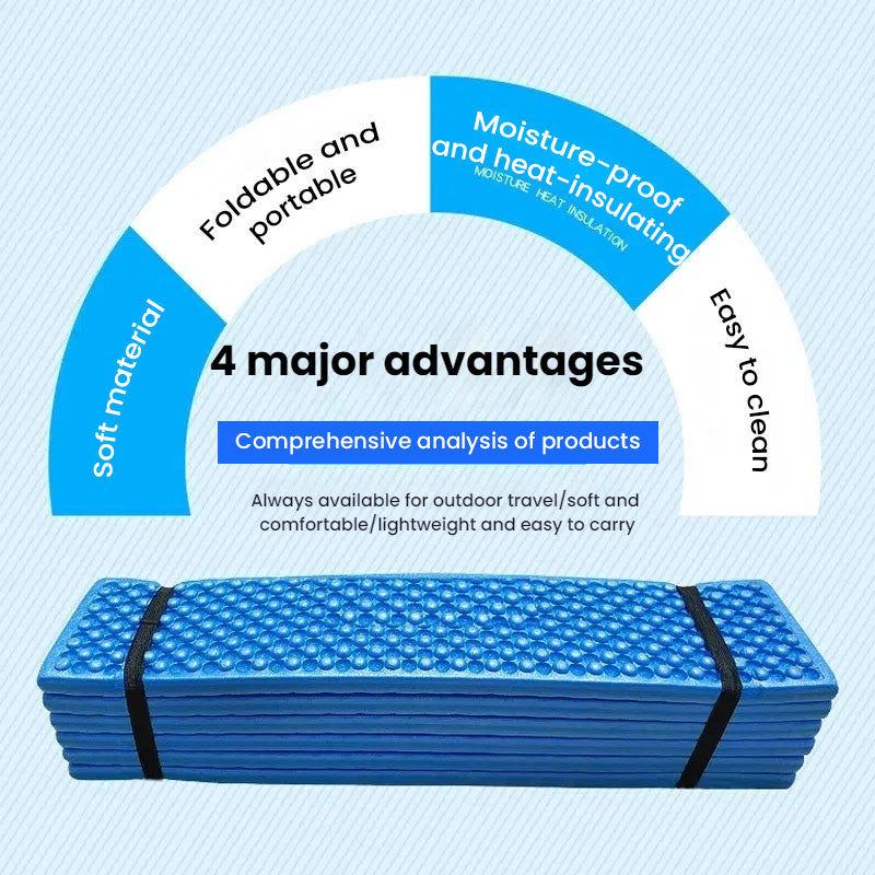 Thicken Egg Mattress. Foldable Camping Pad with Aluminum Membrane for Moisture-Proof. IXPE Foam Pad V.I.P Digital Presence The Snag Bin