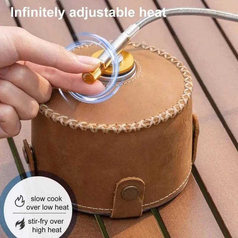 Camping Gas Burner 7-Core Strong Fire Power Portable Cassette Stove Carrying Bag Outdoor Camping Hiking fishing Supplies V.I.P Digital Presence The Snag Bin