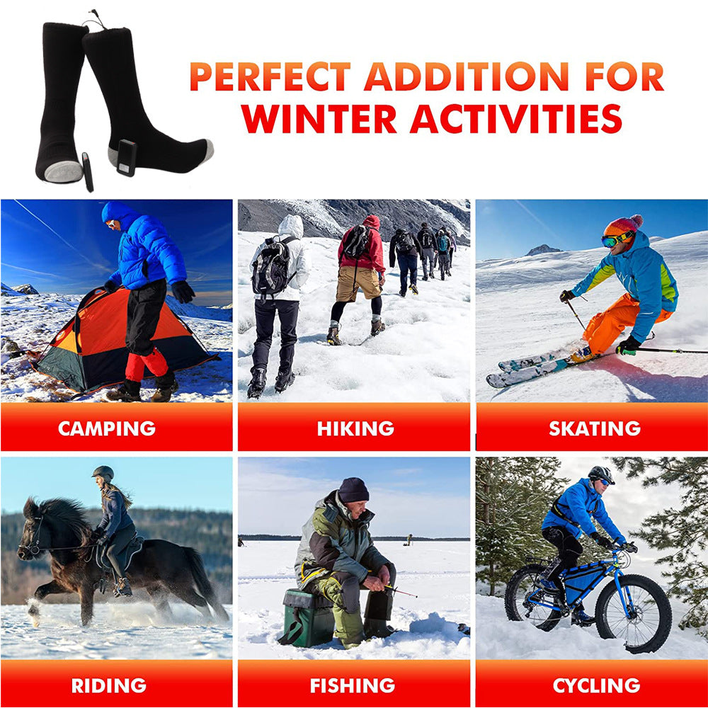 3-speed heating socks with charging intelligent heating warm feet outdoor anti cold long socks for warmth V.I.P Digital Presence The Snag Bin