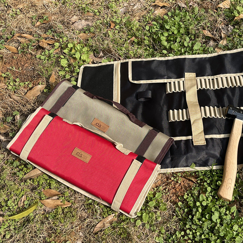 Outdoor Camping Nail Bag Simple Tool Bag Camp Nail Bag Storage Bag Tent Nail Hammer Portable Storage Bag Large V.I.P Digital Presence The Snag Bin