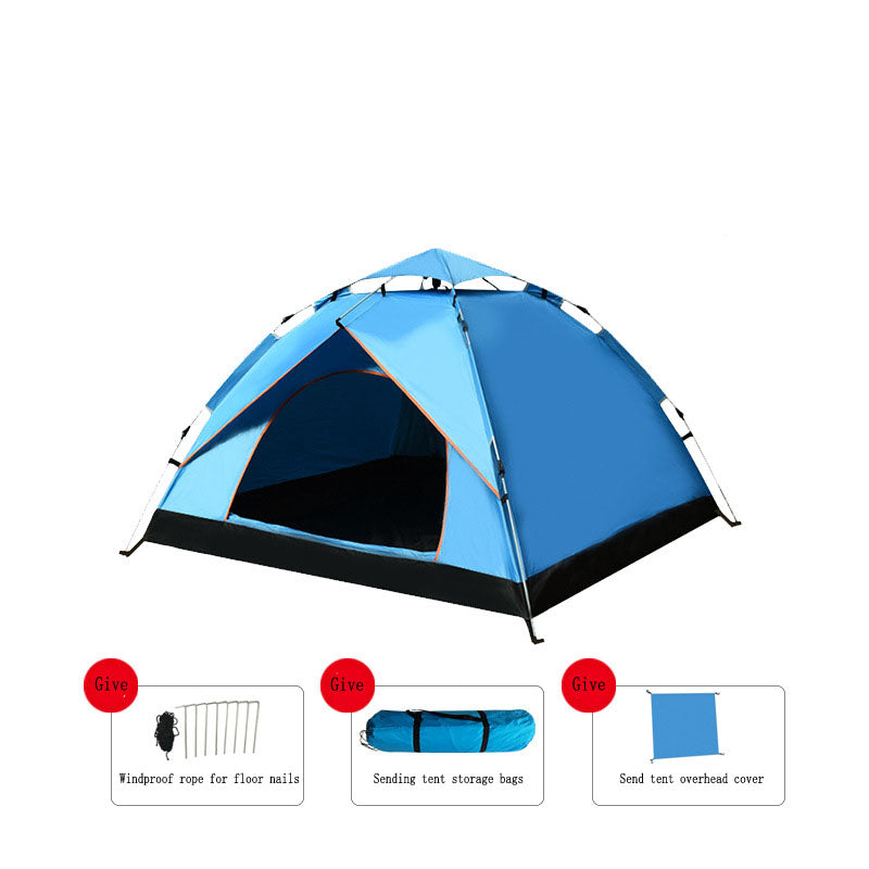 Outdoor Automatic Quick Open Tents Two Door Beach Camping Tent Breathable Rainproof And Sunscreen V.I.P Digital Presence 91.92 The Snag Bin