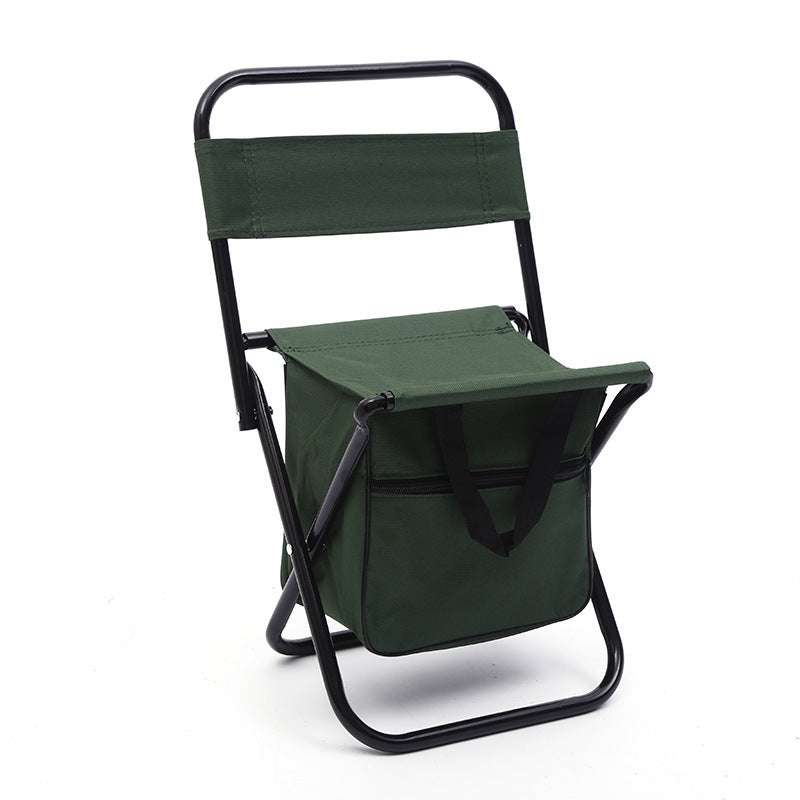 Outdoor Camping Folding Chair with Storage Backrest and Carrying Bag for Art Students' Sketching V.I.P Digital Presence 31.62 The Snag Bin