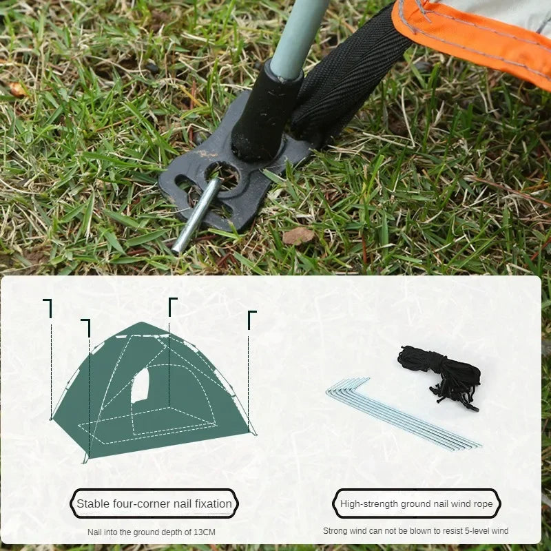 Outdoor Tent For Camping 2 Person Convenient and breathable Fully Automatic Quick Opening Emergency Tent V.I.P Digital Presence The Snag Bin
