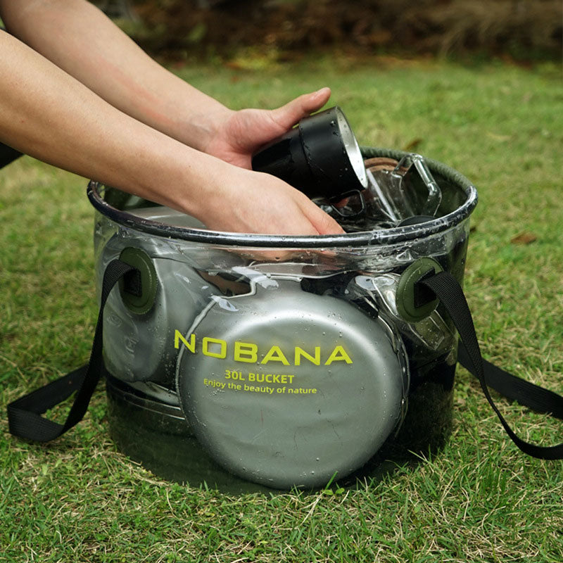 Outdoor folding bucket camping portable barbecue dish washing bucket telescopic fishing bucket V.I.P Digital Presence The Snag Bin