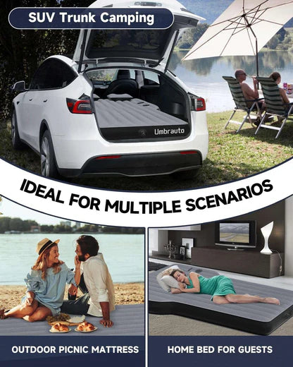 Umbrauto Tesla Y Car Camping SUV Thicken Air Mattress,Gray V.I.P Digital Presence The Snag Bin