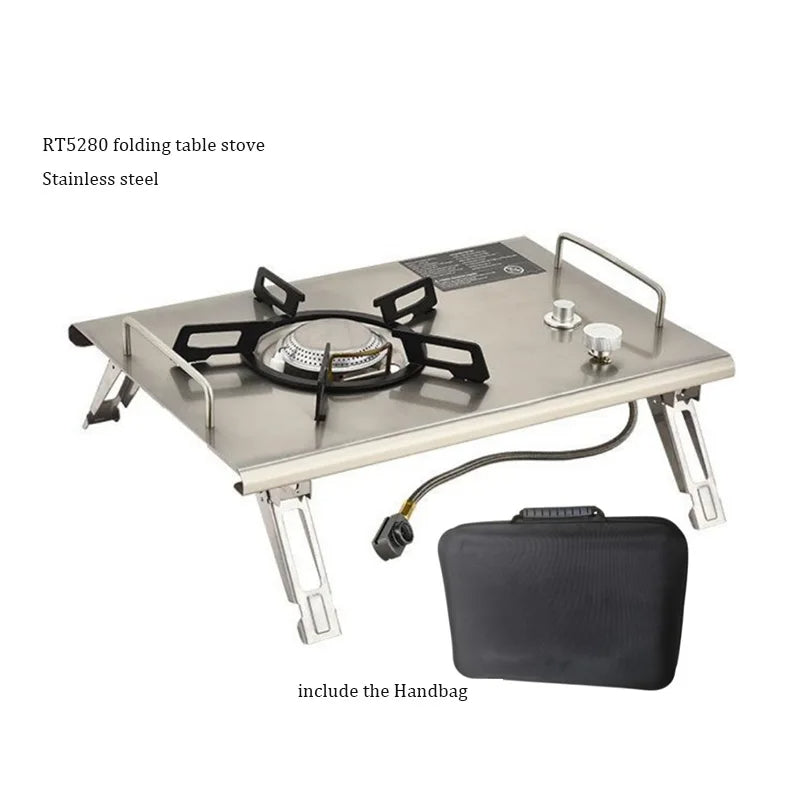Camping Gas Stove Foldable IGT Gas Stove 4000W Stainless Steel Camping Table Stove Portable Outdoor Picnic Desktop Furnace V.I.P Digital Presence 129.22 The Snag Bin