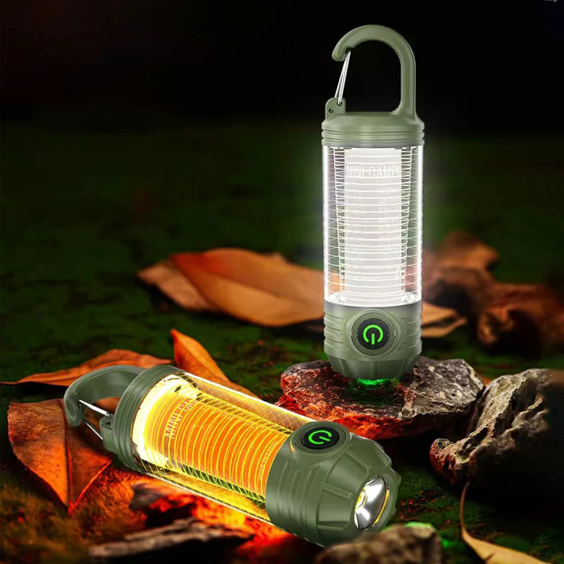 Multi functional outdoor camping light, portable strong light flashlight, rechargeable mini retro camping atmosphere light V.I.P Digital Presence The Snag Bin
