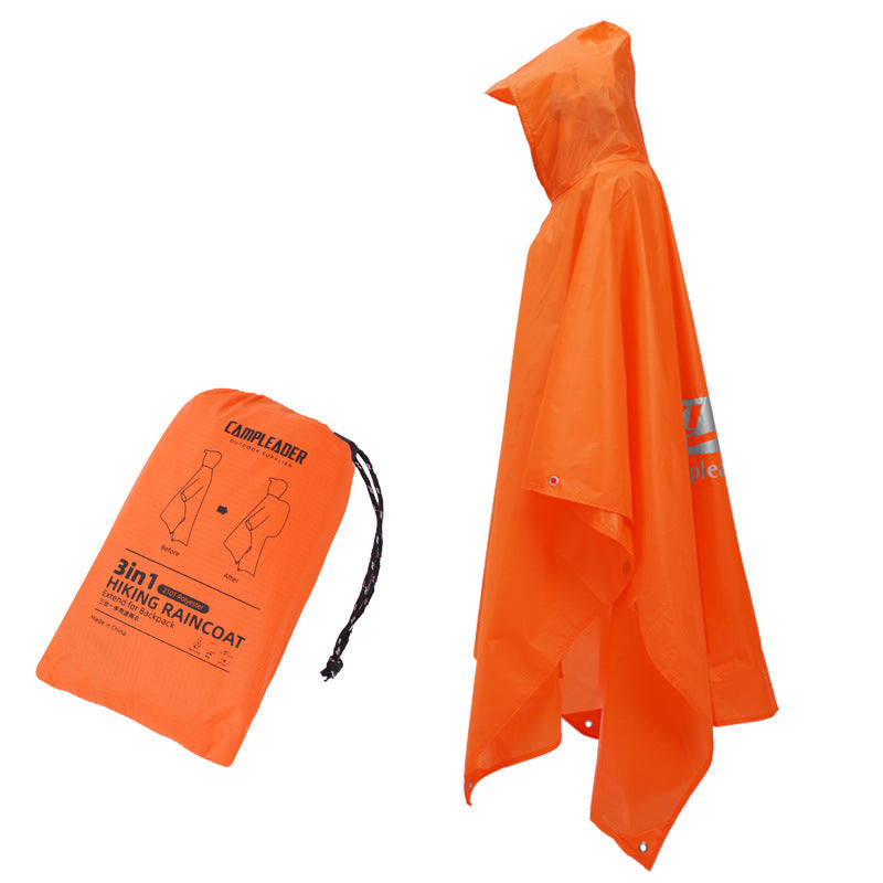 3 - in - 1 Waterproof Rain Poncho for Outdoor Use: Motorcycle, Camping, Hiking & Travel V.I.P Digital Presence 29.82 The Snag Bin