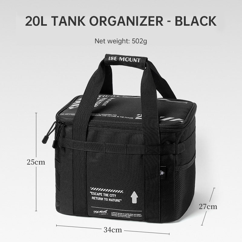 Outdoor Large Capacity Storage Bag 20L Set Pot Cooker Collision Resistant Multifunctional Portable Gas Tank Storage Bag Camping V.I.P Digital Presence 36.24 The Snag Bin