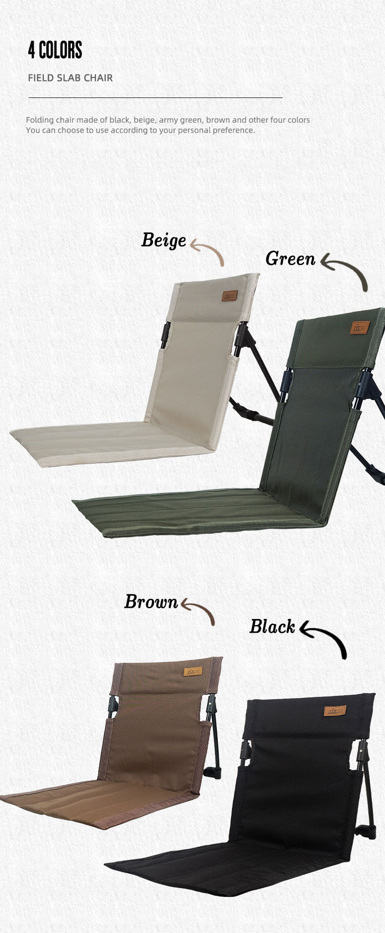 Outdoor camping backrest cushion chair portable folding chair tent leisure chair balcony park lawn picnic chair V.I.P Digital Presence The Snag Bin