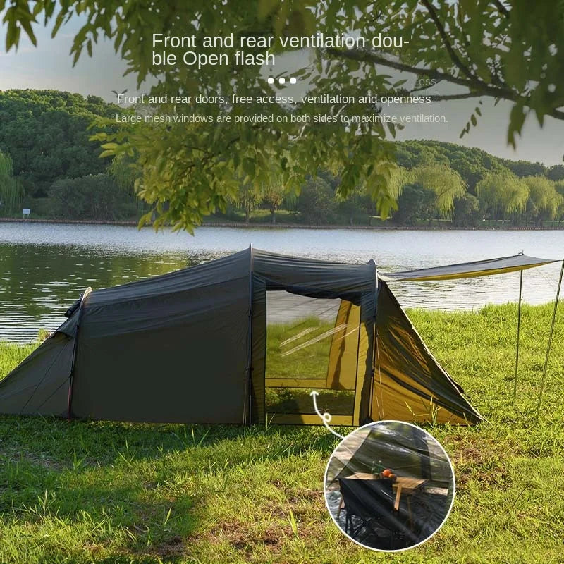 YOUSKY Tunnel Tent Outdoor Camping Supplies Equipment Folding Portable Thickened Camping Family Tent V.I.P Digital Presence The Snag Bin