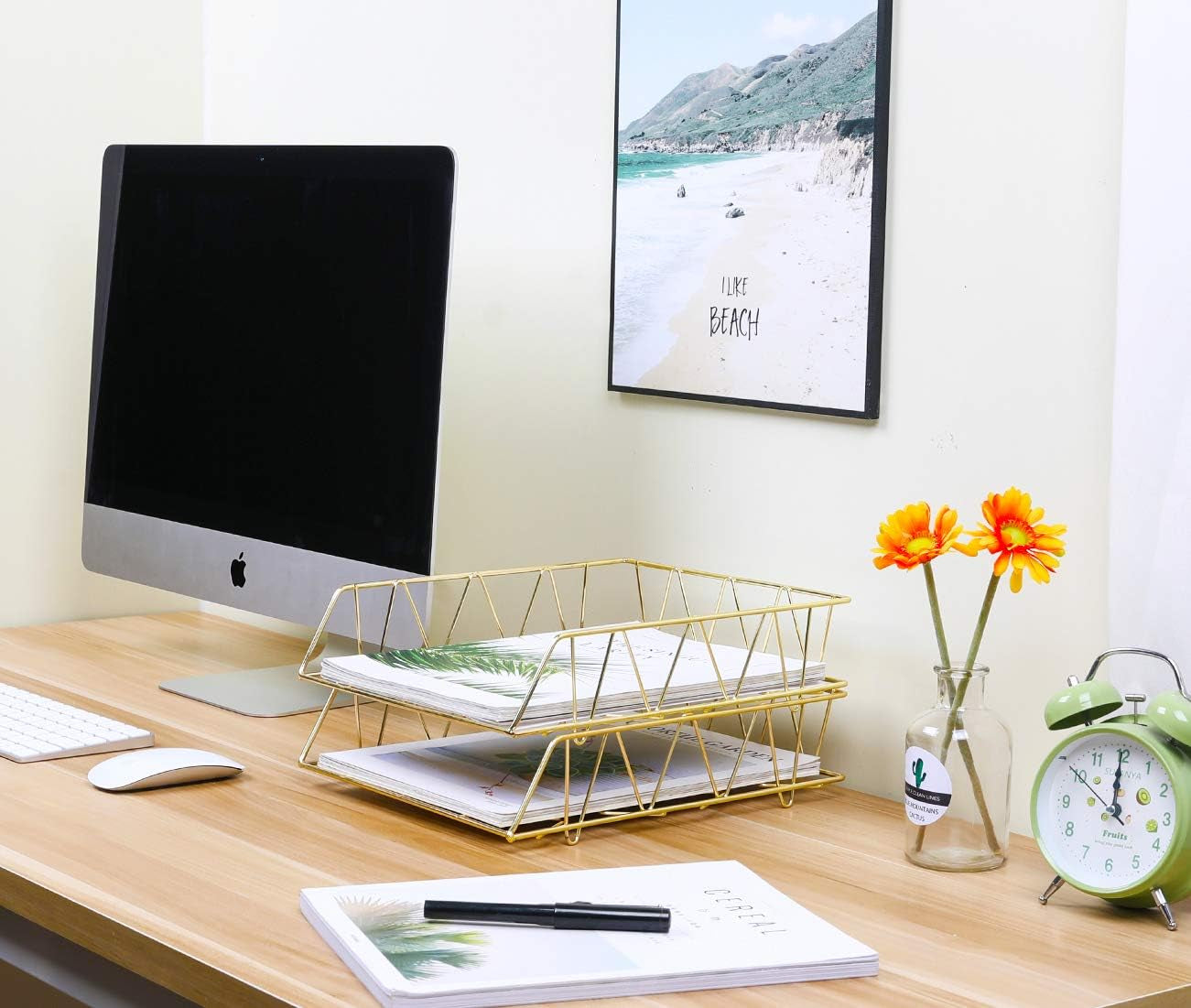 Desktop File Organizer Metal Stackable Letter Tray Paper Holder Rack, 2 Pack, Gold – Free Shipping 7b0d8e3c65dd96c62a7ddf80fbb3550b