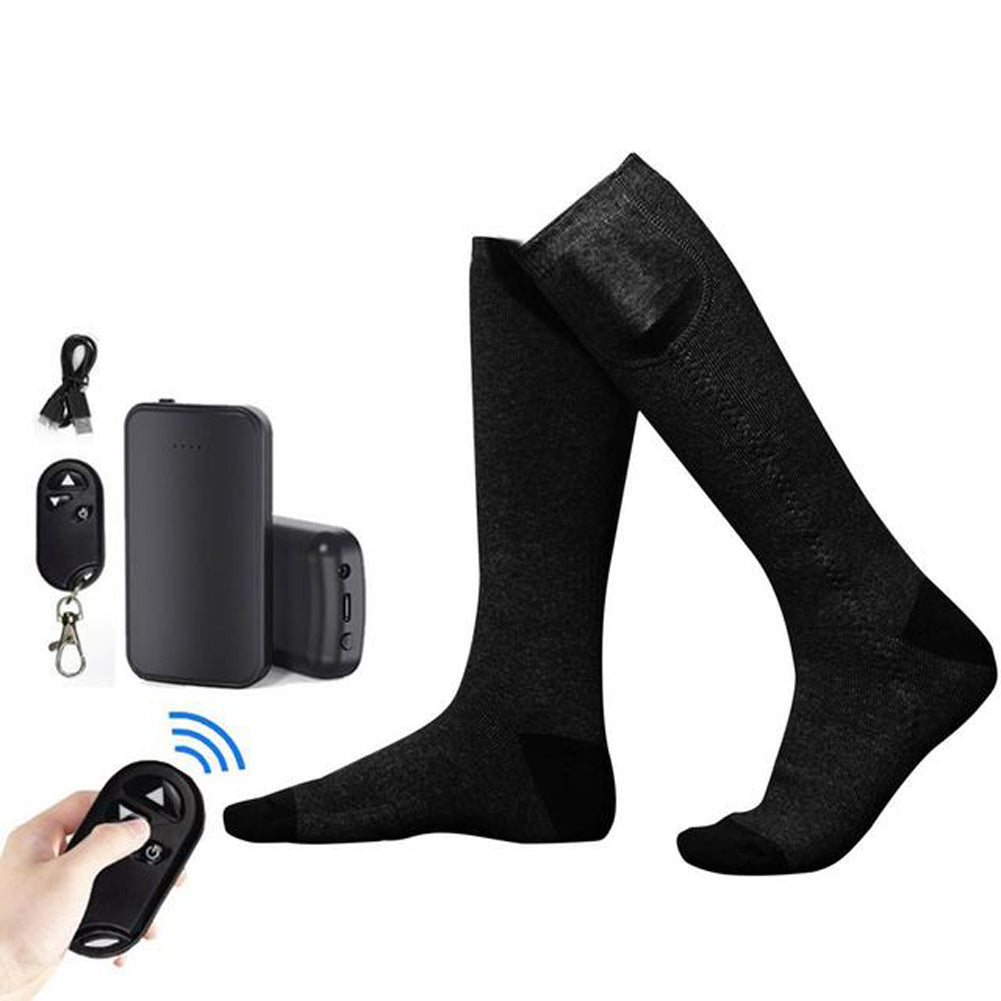 New Men And Women Remote Control Electric Socks Outdoor Cold Proof Warm Keeping Heating Socks USB Charging Heating Socks In Winter V.I.P Digital Presence 67.58 The Snag Bin