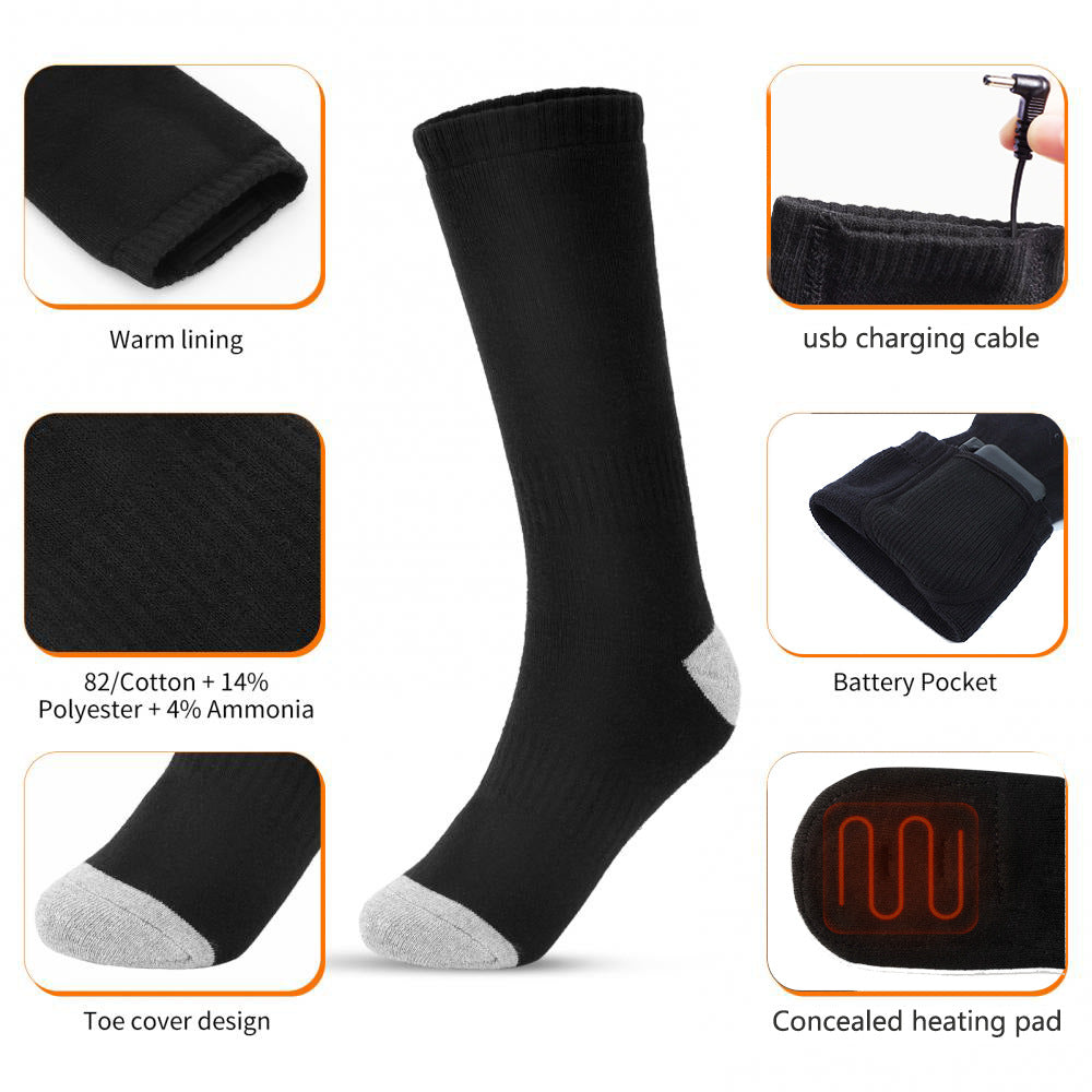 3-speed heating socks with charging intelligent heating warm feet outdoor anti cold long socks for warmth V.I.P Digital Presence The Snag Bin