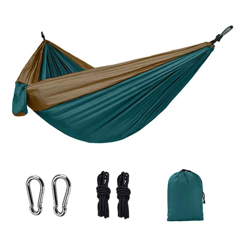 Light double nylon camping hammock with straps. Great for trips, beach, yard & garden. V.I.P Digital Presence 26.82 The Snag Bin