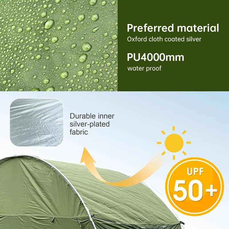 Outdoor car - trunk rear tent with canopy, sun - resistant camping equipment V.I.P Digital Presence The Snag Bin