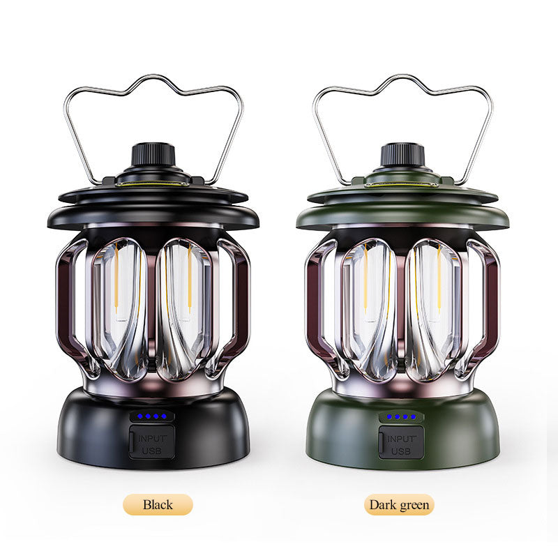 Led retro outdoor camping lamp white long battery life rechargeable tent camping lamp V.I.P Digital Presence The Snag Bin