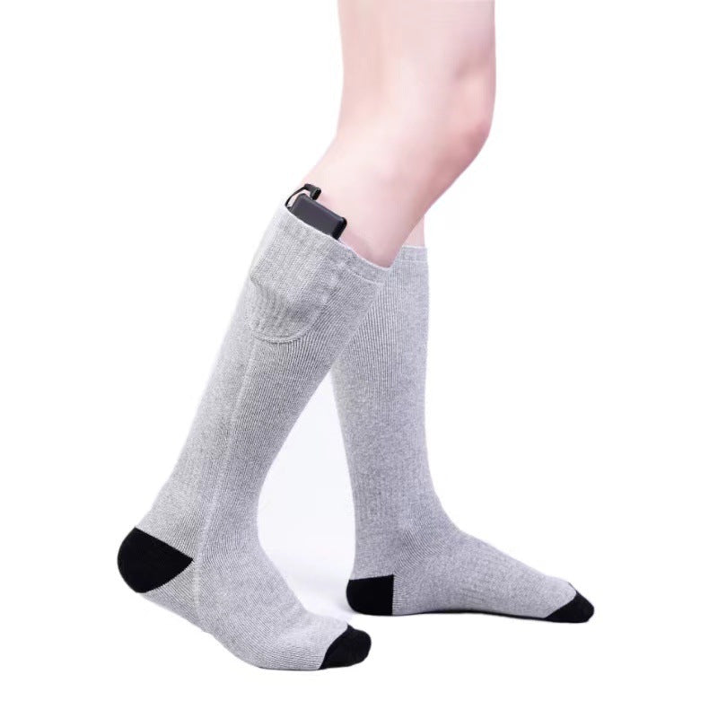 Charging and heating socks, ski socks, electric heating socks, USB charging long tube, warm socks for men and women in winter V.I.P Digital Presence The Snag Bin